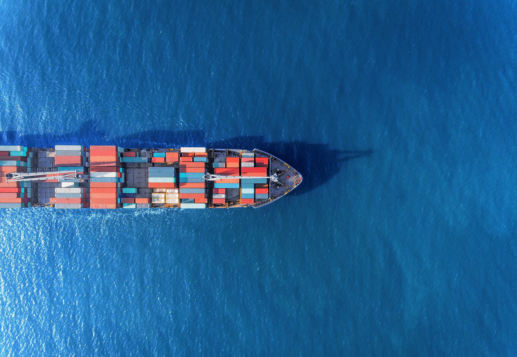 Shipyard aerial view